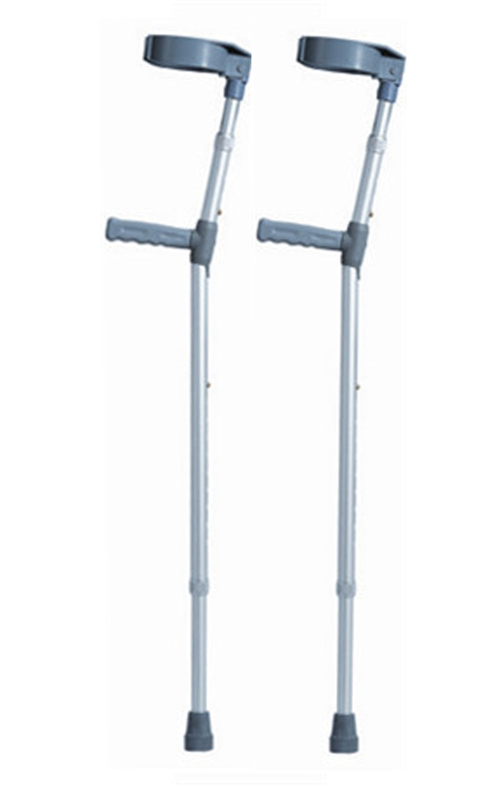 Closed Forearm Crutches with Height Adjustment Lightweight ePalmairamart