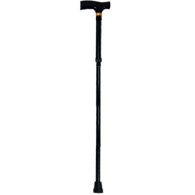 FOLDING WALKING STICK BLACK CANE ONLY