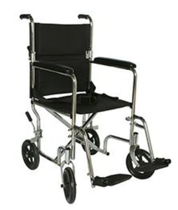 Steel Wheelchair - Black