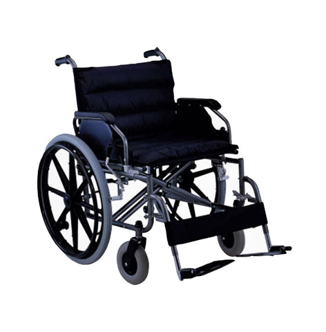 Extra Wide Heavy Duty Steel Wheelchair