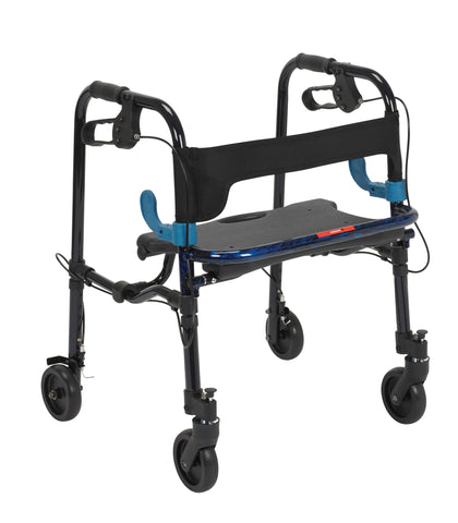 Walker Rollator with Brake and Seat
