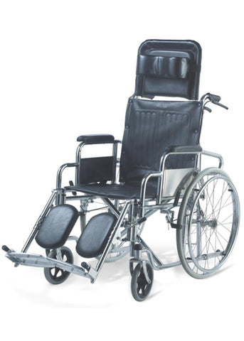 Stainless Steel Reclining Wheelchair