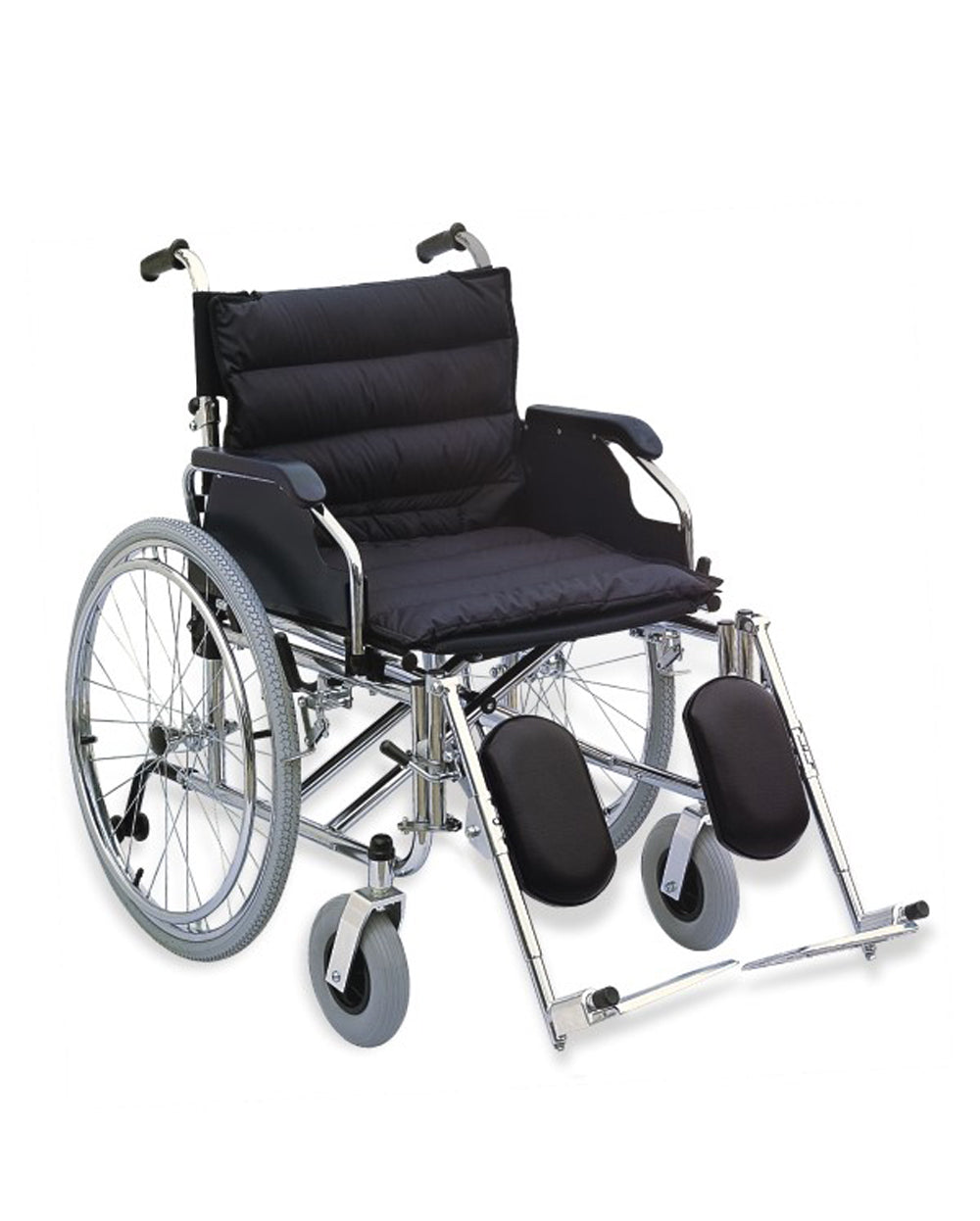 Extra Wide Steel Wheelchair